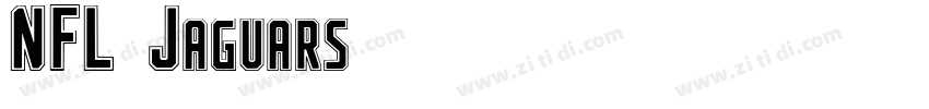 NFL Jaguars字体转换